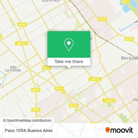 Paso 1054 map