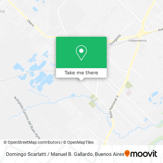 Mapa de Domingo Scarlatti / Manuel B. Gallardo