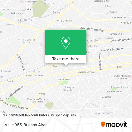 Mapa de Valle 955