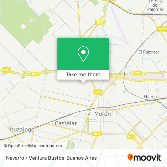 Mapa de Navarro / Ventura Bustos