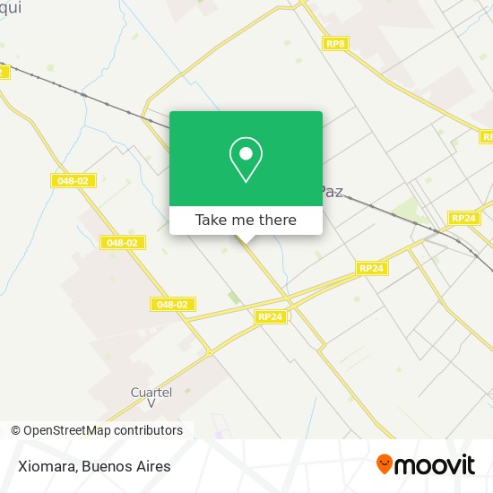 Mapa de Xiomara