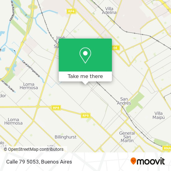 Calle 79 5053 map