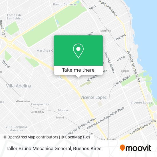 Taller Bruno Mecanica General map
