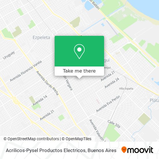 Mapa de Acrilicos-Pysel Productos Electricos