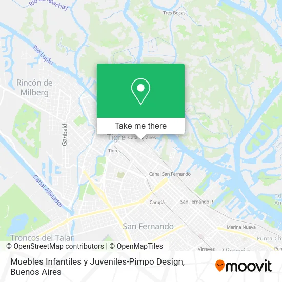 Muebles Infantiles y Juveniles-Pimpo Design map