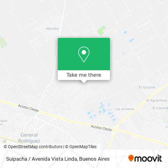 Suipacha / Avenida Vista Linda map