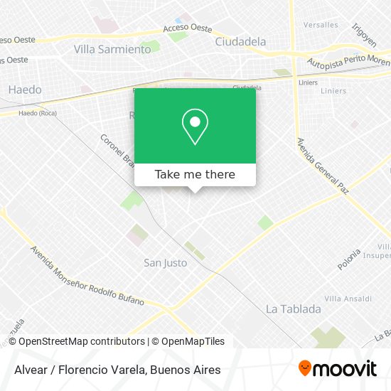 Mapa de Alvear / Florencio Varela