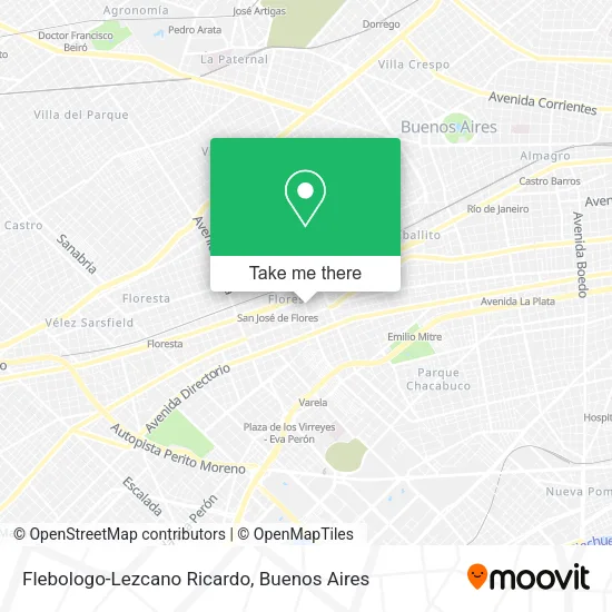 Mapa de Flebologo-Lezcano Ricardo