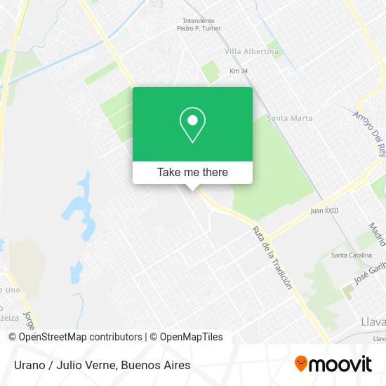 Urano / Julio Verne map