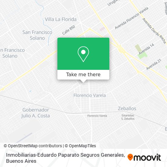 Inmobiliarias-Eduardo Paparato Seguros Generales map