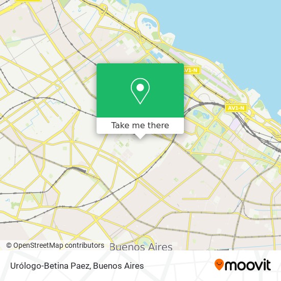 Urólogo-Betina Paez map