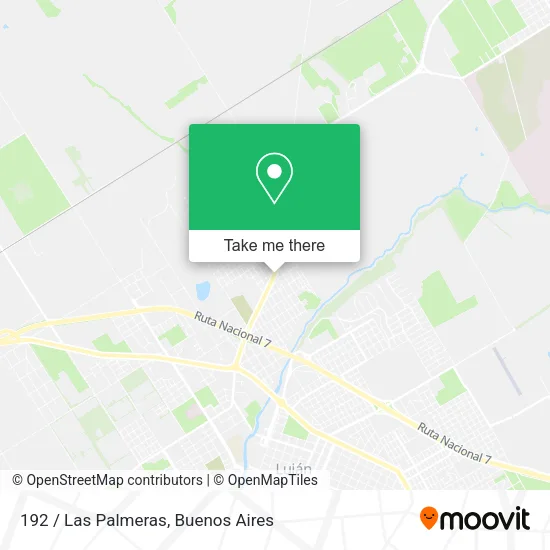 192 / Las Palmeras map