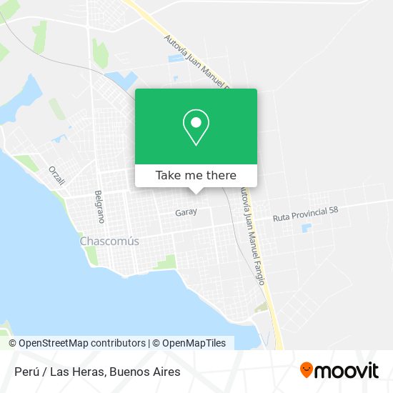 Perú / Las Heras map