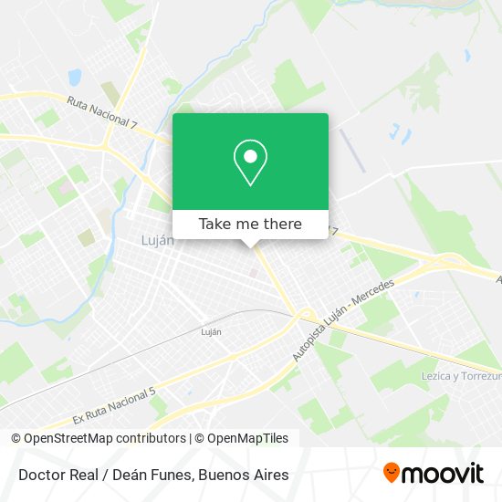 Doctor Real / Deán Funes map