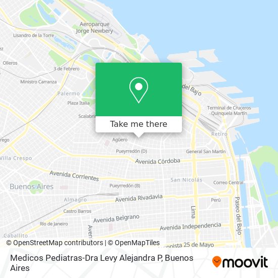 Medicos Pediatras-Dra Levy Alejandra P map