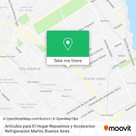 Articulos para El Hogar-Repuestos y Accesorios-Refrigeracion Martin map