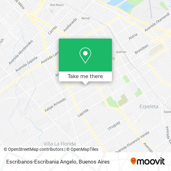 Mapa de Escribanos-Escribania Angelo