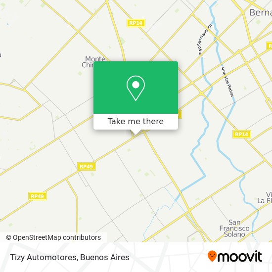 Tizy Automotores map