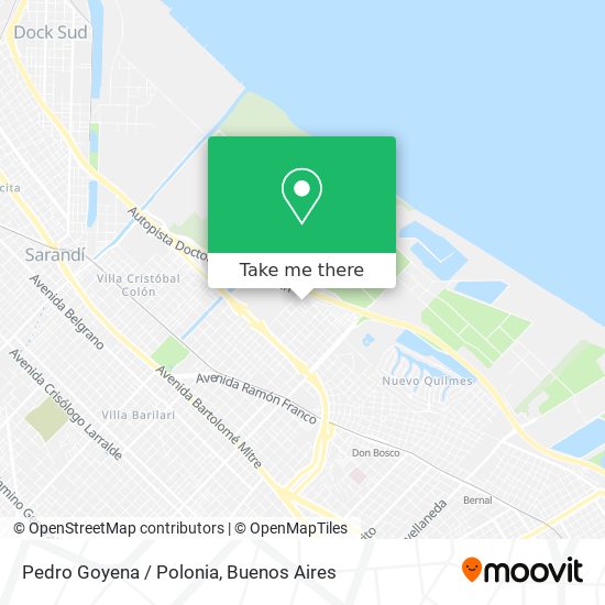 Mapa de Pedro Goyena / Polonia