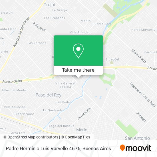 Mapa de Padre Herminio Luis Varvello 4676