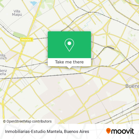 Mapa de Inmobiliarias-Estudio Mantela