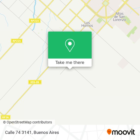 Calle 74 3141 map