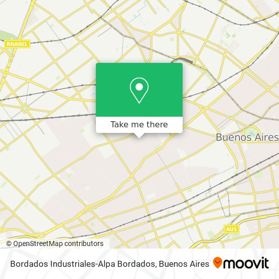 Mapa de Bordados Industriales-Alpa Bordados