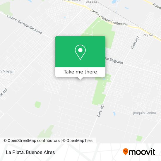 Mapa de La Plata