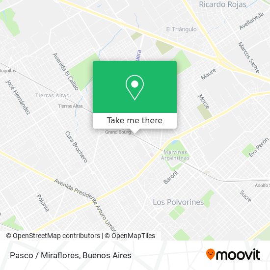 Pasco / Miraflores map