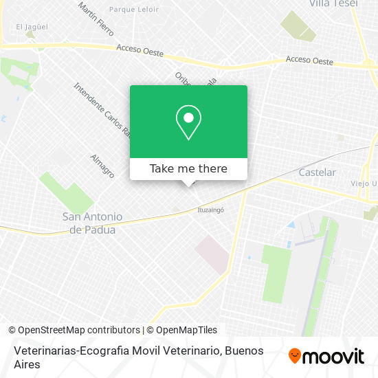 Veterinarias-Ecografia Movil Veterinario map