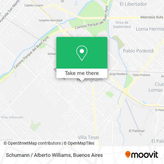 Mapa de Schumann / Alberto Williams