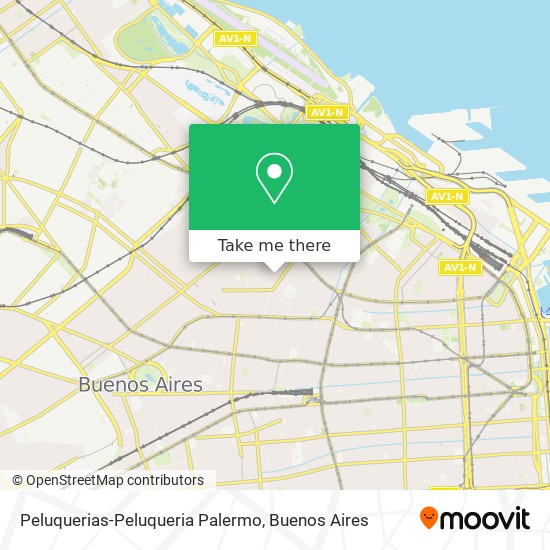 Peluquerias-Peluqueria Palermo map