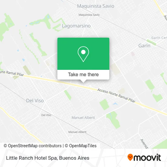 Little Ranch Hotel Spa map