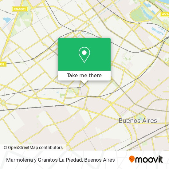 Marmoleria y Granitos La Piedad map