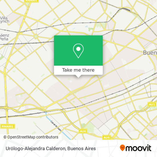 Urólogo-Alejandra Calderon map