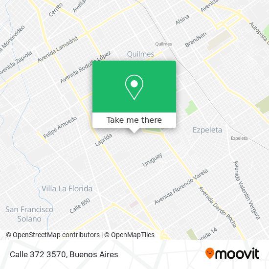 Calle 372 3570 map