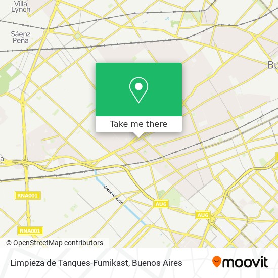 Limpieza de Tanques-Fumikast map