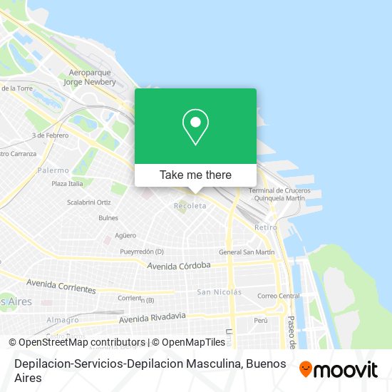 Mapa de Depilacion-Servicios-Depilacion Masculina
