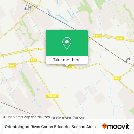 Odontologos-Rivas Carlos Eduardo map