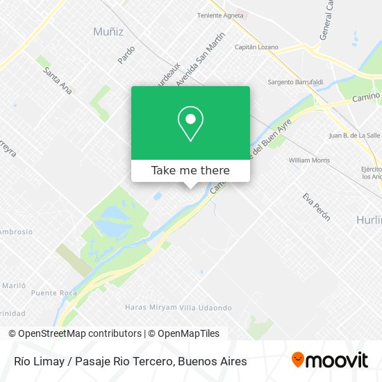 Río Limay / Pasaje Rio Tercero map