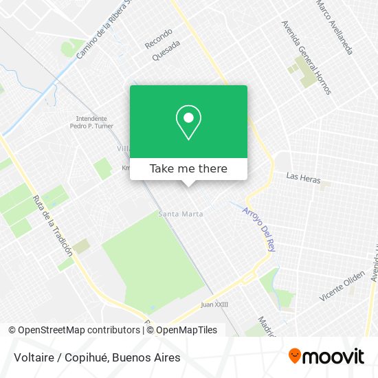 Voltaire / Copihué map