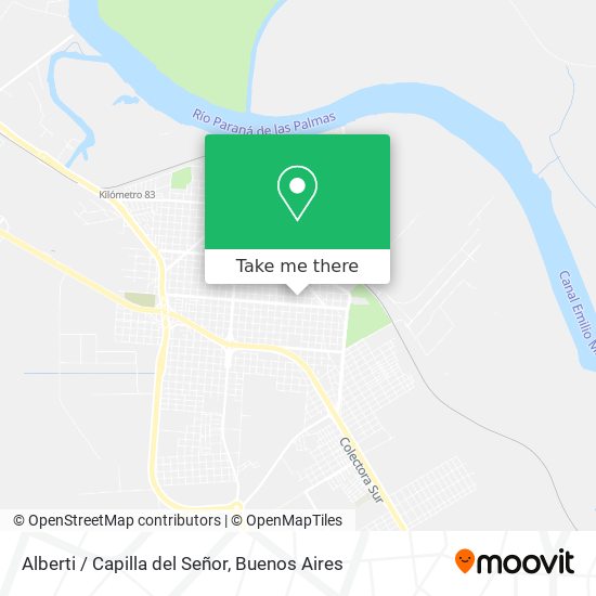Mapa de Alberti / Capilla del Señor