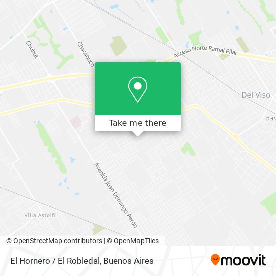 El Hornero / El Robledal map