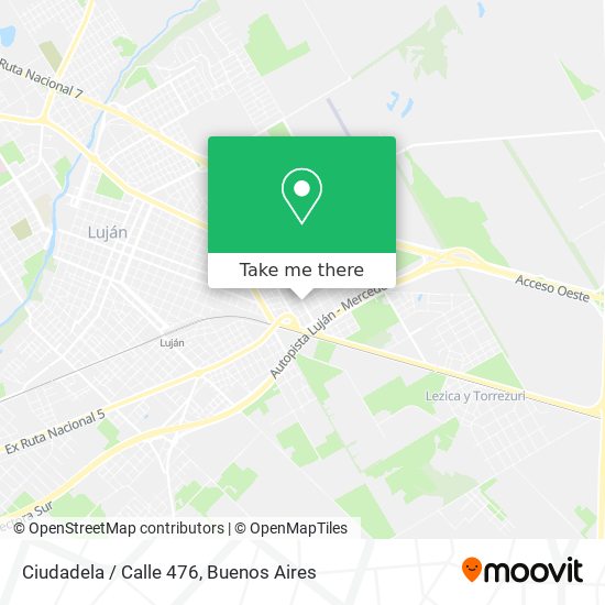 Ciudadela / Calle 476 map