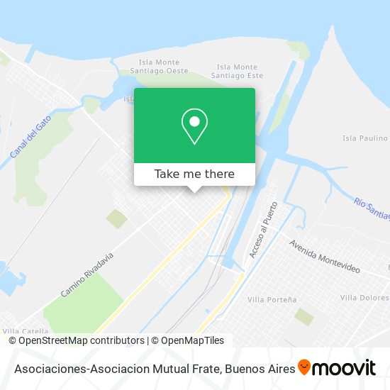 Asociaciones-Asociacion Mutual Frate map