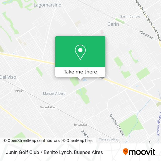 Junín Golf Club / Benito Lynch map