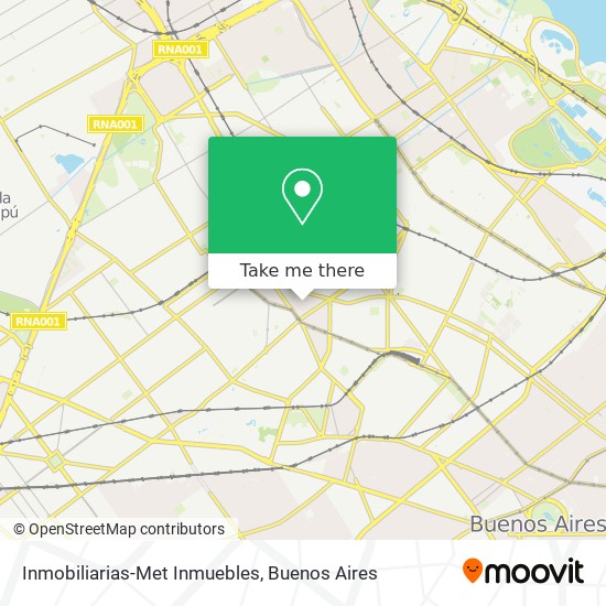 Inmobiliarias-Met Inmuebles map