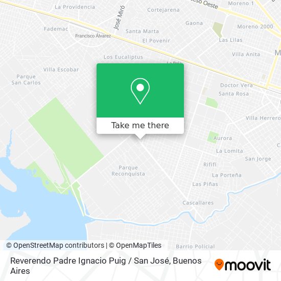 Reverendo Padre Ignacio Puig / San José map