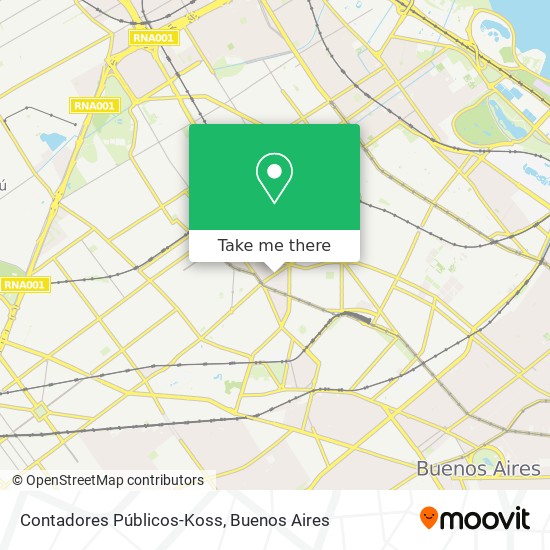Contadores Públicos-Koss map