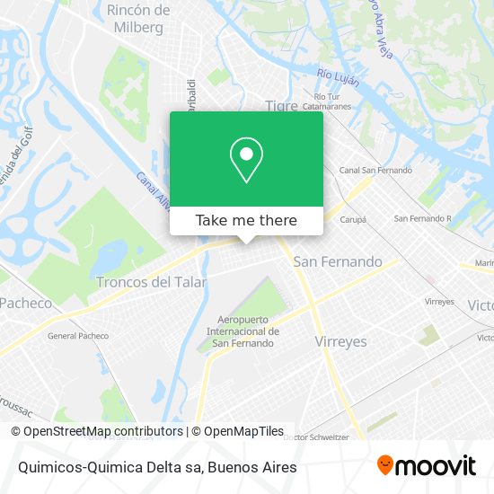Quimicos-Quimica Delta sa map